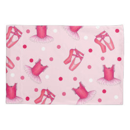 Funda De Cojín Ballet rosa Pointe Shoes Tutu Ballerina Dance