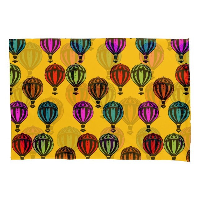 Funda De Cojín Balón de aire caliente Patentado (Anverso)