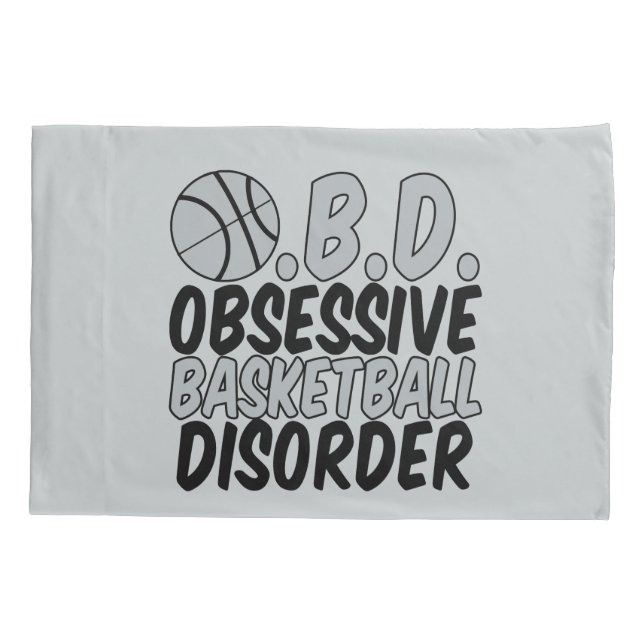 Funda De Cojín Baloncesto plateado/negro (Reverso)