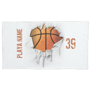 Funda De Cojín Baloncesto rasgado