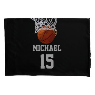 Funda De Cojín Baloncesto Su Nombre