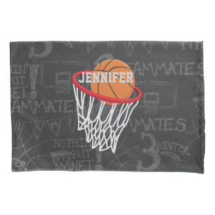 Funda De Cojín Baloncesto y gancho de tablero personalizado