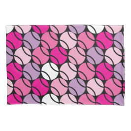 Funda De Cojín 🎾 Balones de tenis rosados y púrpura