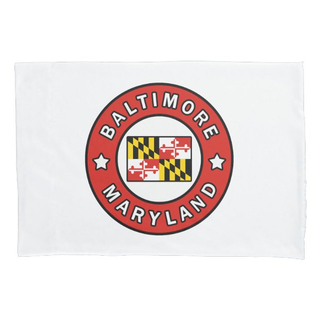 Funda De Cojín Baltimore Maryland (Anverso)