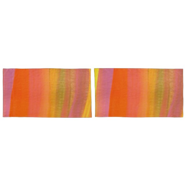 Funda De Cojín Banda acuarela (Reverso-Set)