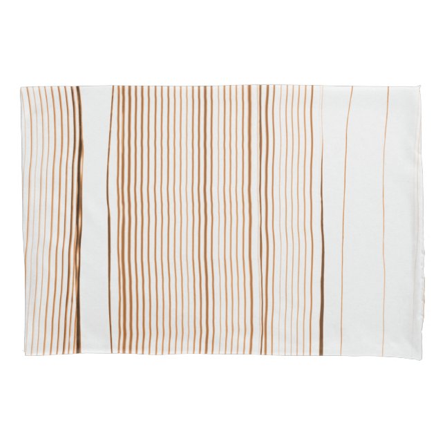 Funda De Cojín Banda marrón (Anverso)