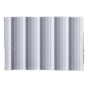 Funda De Cojín Bandas de sombra gris azul