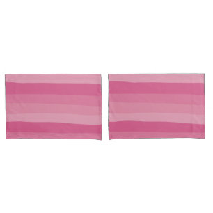 Funda De Cojín Bandas desiguales - Rosa