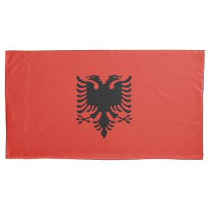Funda De Cojín Bandera albanesa