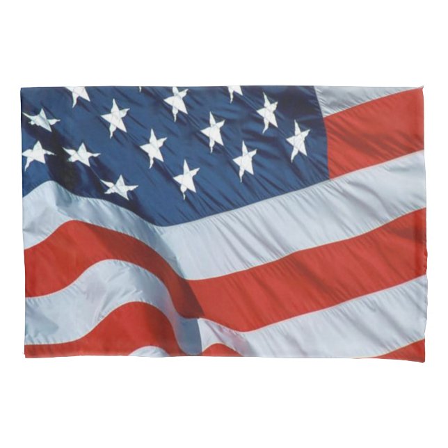 Funda De Cojín Bandera americana (Anverso)