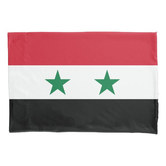 Funda De Cojín Bandera antigua de Siria (Anverso)