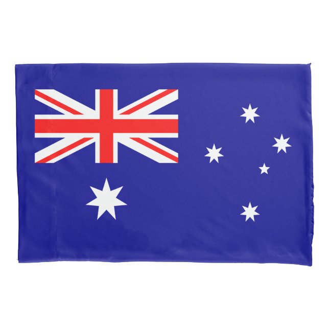 Funda De Cojín Bandera australiana patriótica (Anverso)