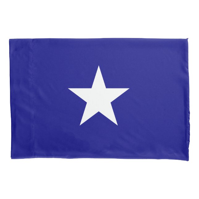 Funda De Cojín Bandera azul Bonnie (Anverso)