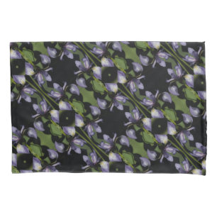 Funda De Cojín Bandera Azul Iris Flor Abstrato Patrón
