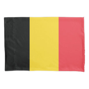 Funda De Cojín Bandera belga patriótica