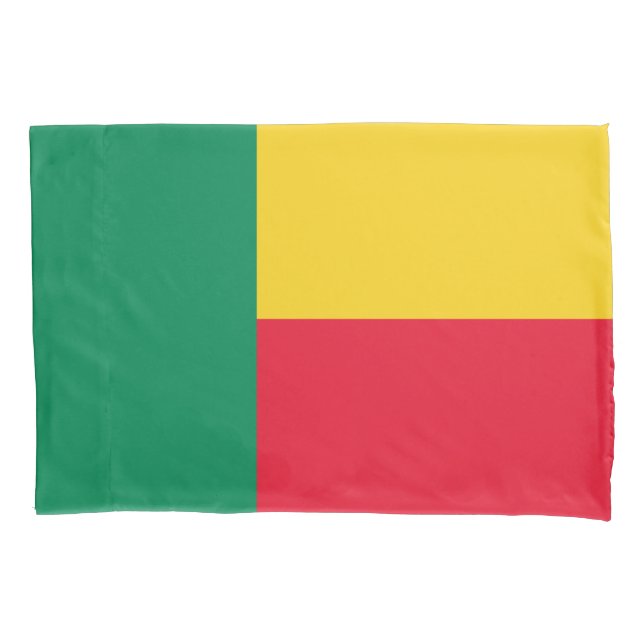 Funda De Cojín Bandera Benín Patriótica (Anverso)