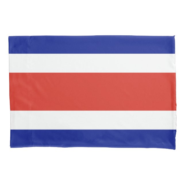 Funda De Cojín Bandera Civil de Costa Rica (Anverso)