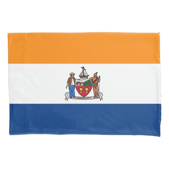 Funda De Cojín Bandera de Albany (Nueva York) (Anverso-izquierdo)