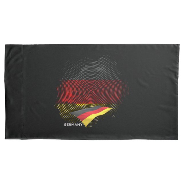 Funda De Cojín bandera de Alemania (Anverso)