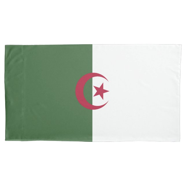 Funda De Cojín Bandera de Argelia (Anverso)
