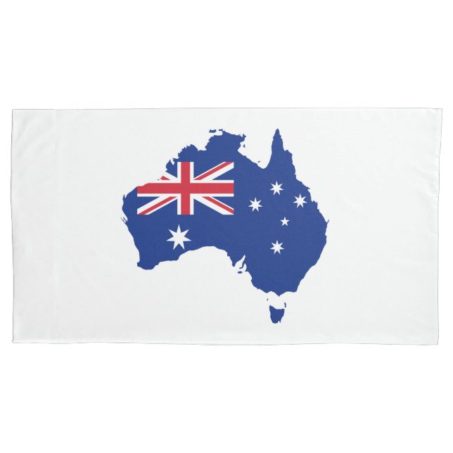 Funda De Cojín Bandera de Australia (Anverso)