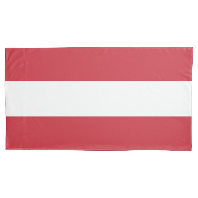 Funda De Cojín Bandera de Austria (Anverso)
