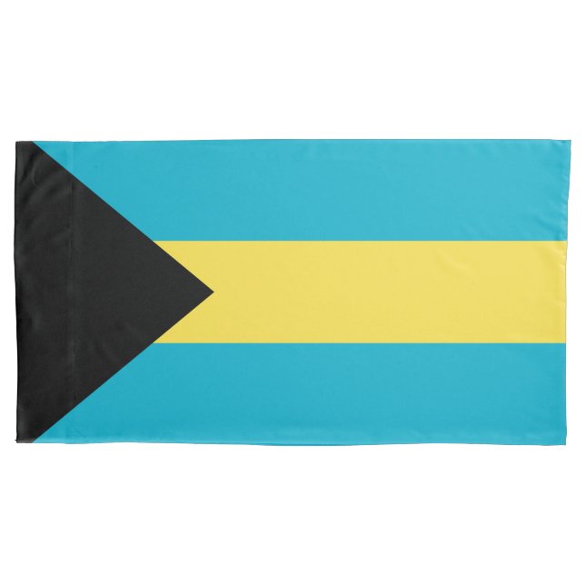 Funda De Cojín Bandera de Bahamas (Anverso)