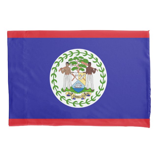 Funda De Cojín Bandera de Belice (Anverso-izquierdo)