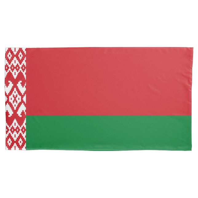 Funda De Cojín Bandera de Bielorrusia (Anverso)