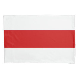 Funda De Cojín Bandera de Bielorrusia (rojo y blanco)