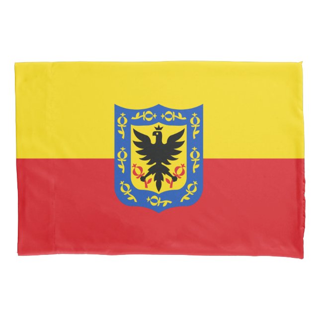 Funda De Cojín Bandera de Bogotá (Anverso-izquierdo)