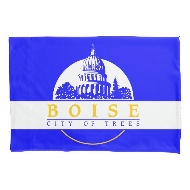Funda De Cojín Bandera de Boise (ciudad de Idaho) (Anverso-izquierdo)