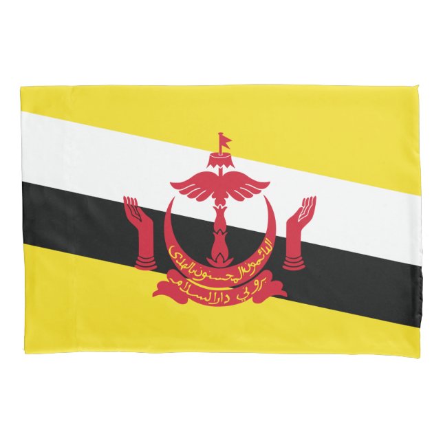 Funda De Cojín Bandera de Brunei (Anverso-izquierdo)