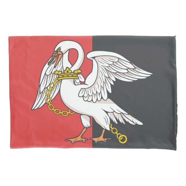 Funda De Cojín Bandera de Buckinghamshire (condado del Reino Unid (Anverso)