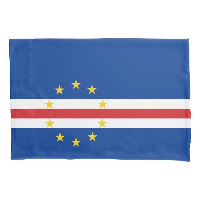 Funda De Cojín Bandera de Cabo Verde (Anverso)