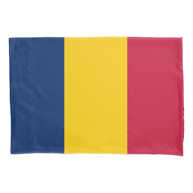 Funda De Cojín Bandera de Chad (Anverso)