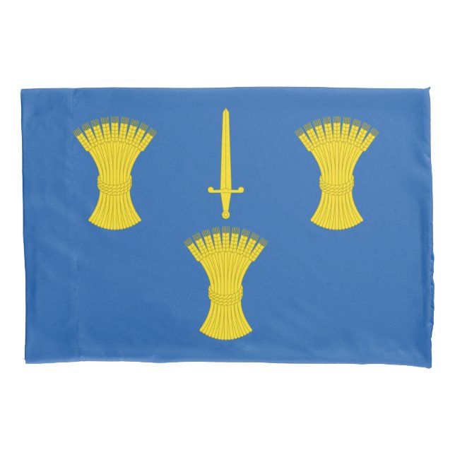 Funda De Cojín Bandera de Cheshire (condado del Reino Unido) (Anverso-izquierdo)