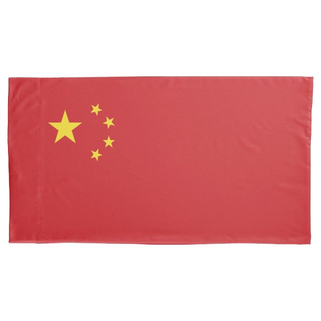 Funda De Cojín Bandera de China (Anverso)