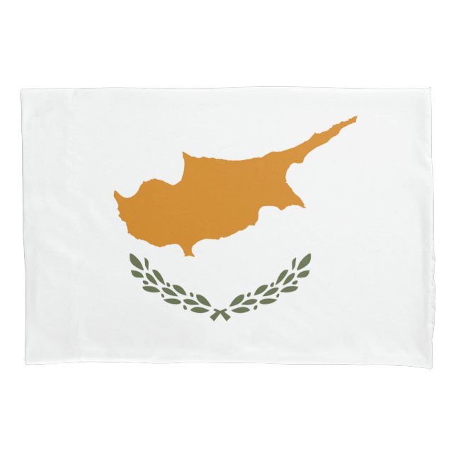 Funda De Cojín Bandera de Chipre (Anverso)