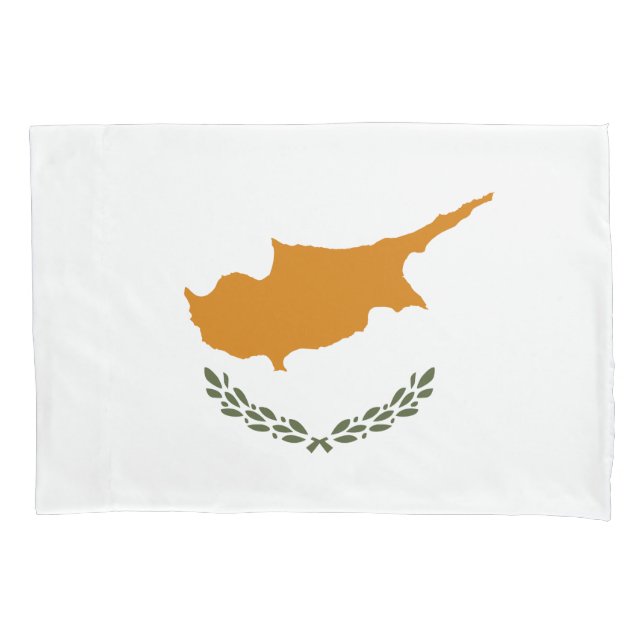 Funda De Cojín Bandera de Chipre (Anverso)
