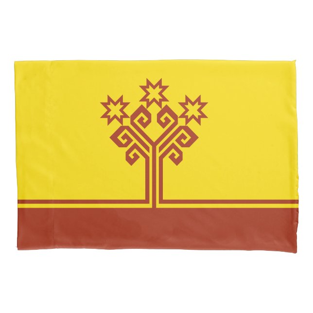 Funda De Cojín Bandera de Chuvasia (Anverso)