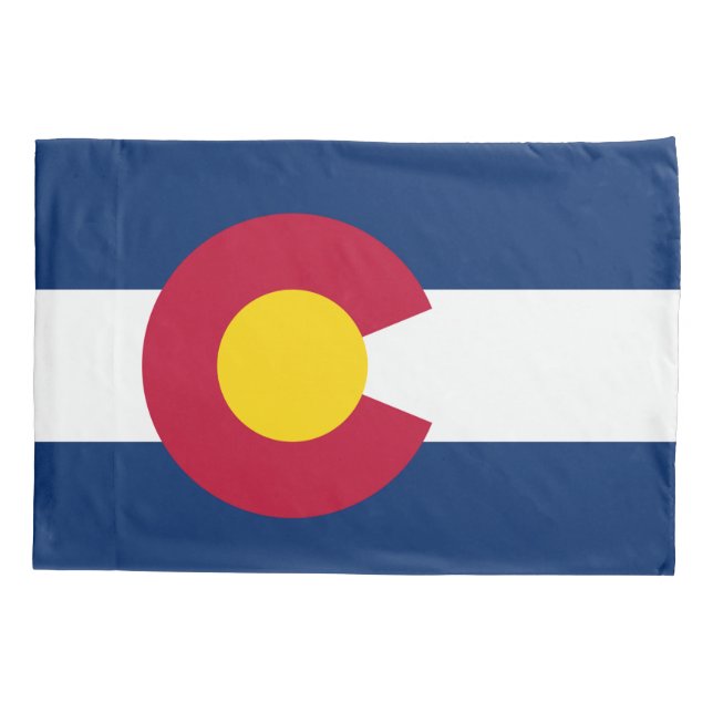 Funda De Cojín Bandera de Colorado (Reverso)