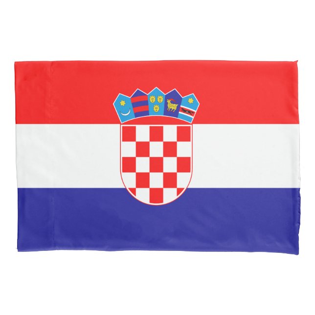 Funda De Cojín Bandera de Croacia (Anverso)