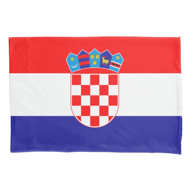 Funda De Cojín Bandera de Croacia (Anverso)