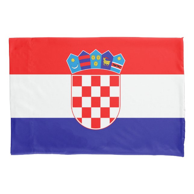 Funda De Cojín Bandera de Croacia (Anverso)