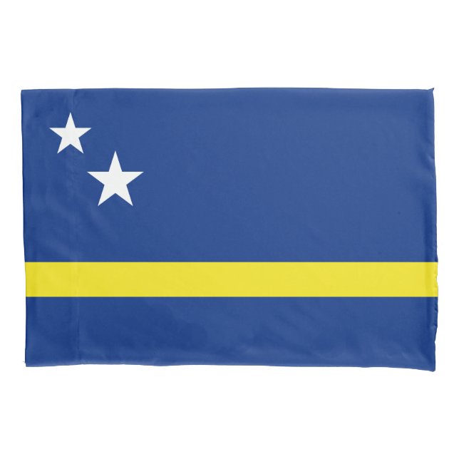 Funda De Cojín Bandera de Curazao (Anverso-izquierdo)