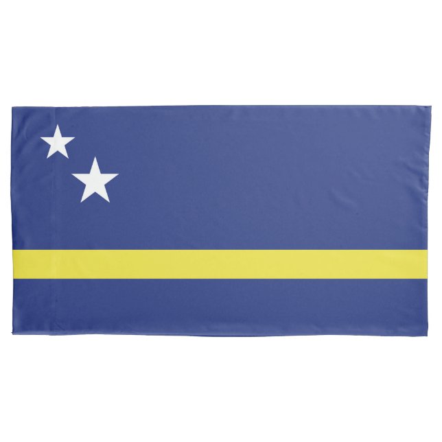 Funda De Cojín Bandera de Curazao (Anverso)