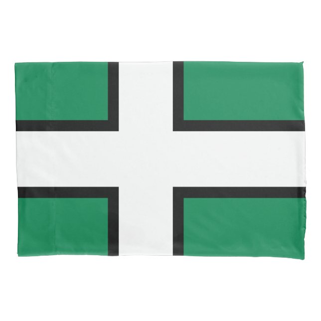 Funda De Cojín Bandera de Devon (condado del Reino Unido) (Anverso)