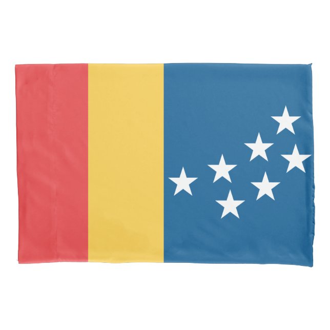 Funda De Cojín Bandera de Durham (Carolina del Norte, Estados Uni (Anverso-izquierdo)