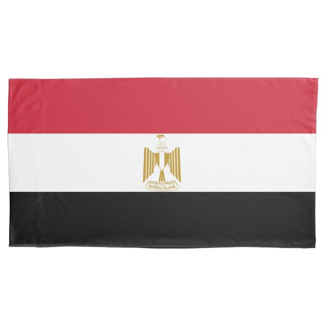 Funda De Cojín Bandera de Egipto (Anverso)